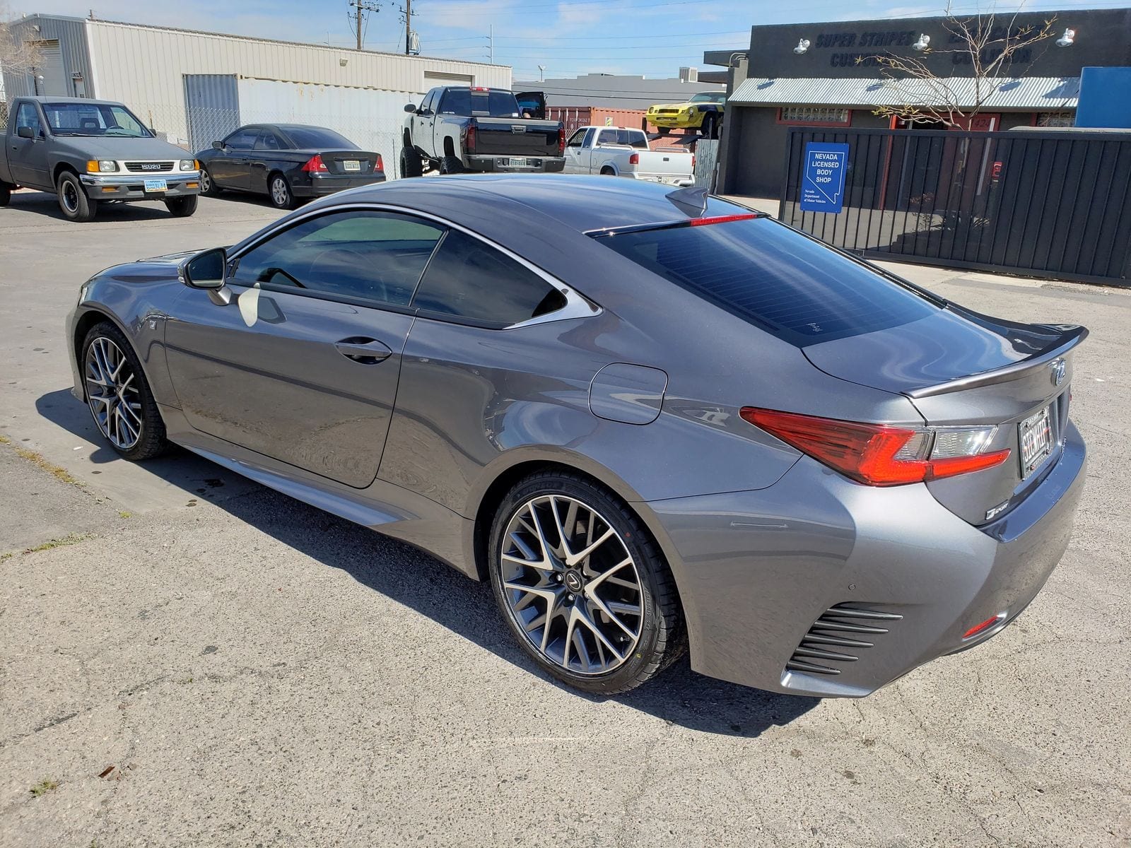 Finished coupe repair