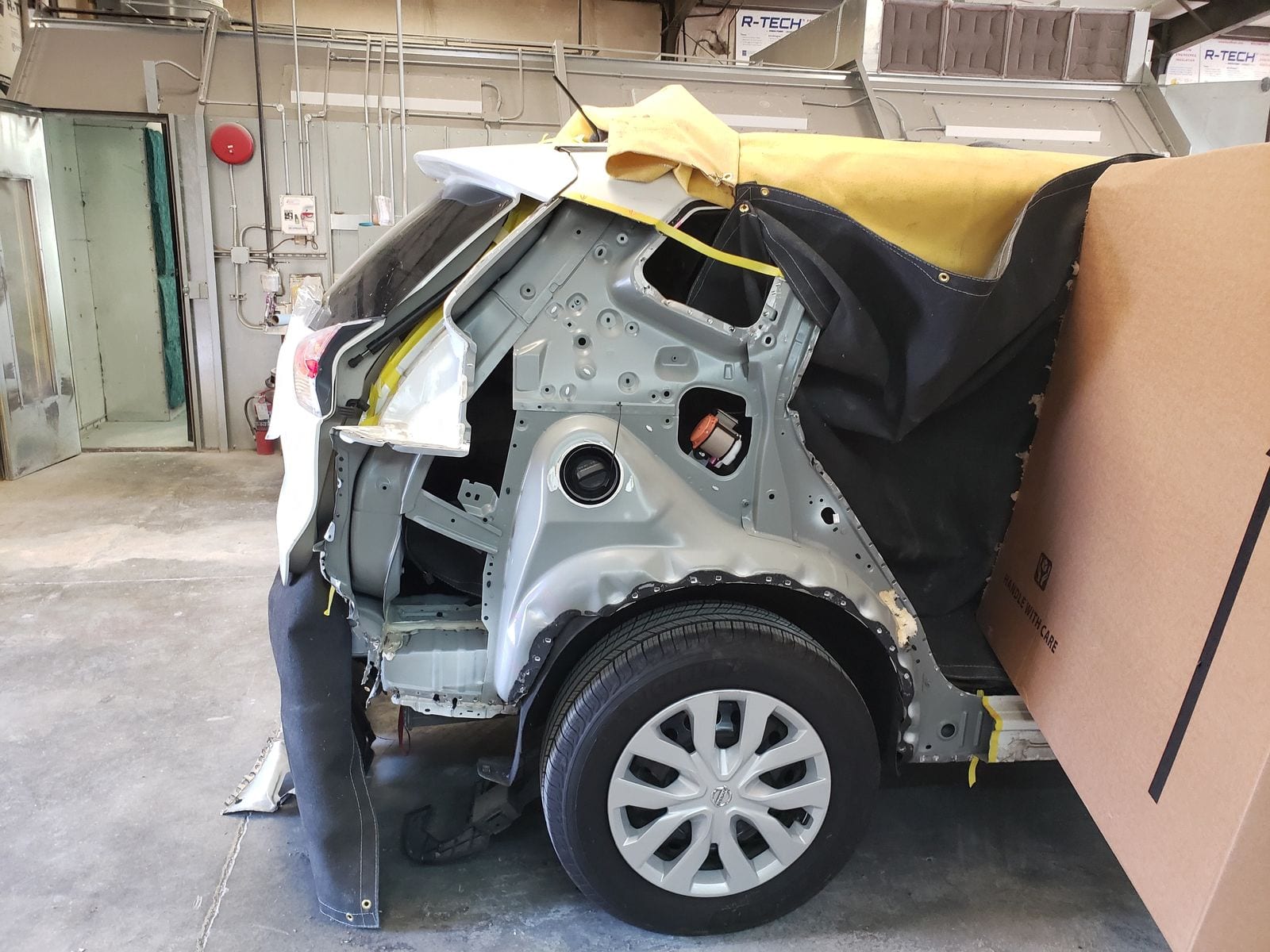 Quarter panel replacement
