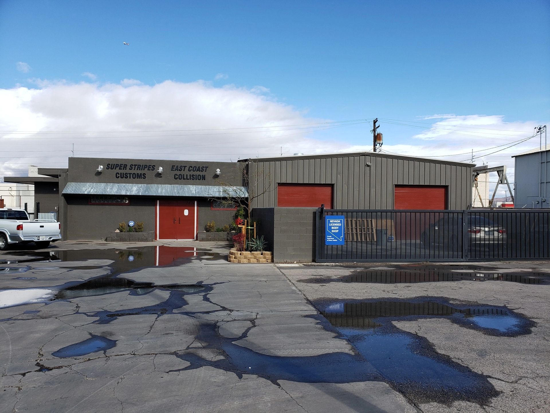 East Coast Collision repair shop exterior in Henderson